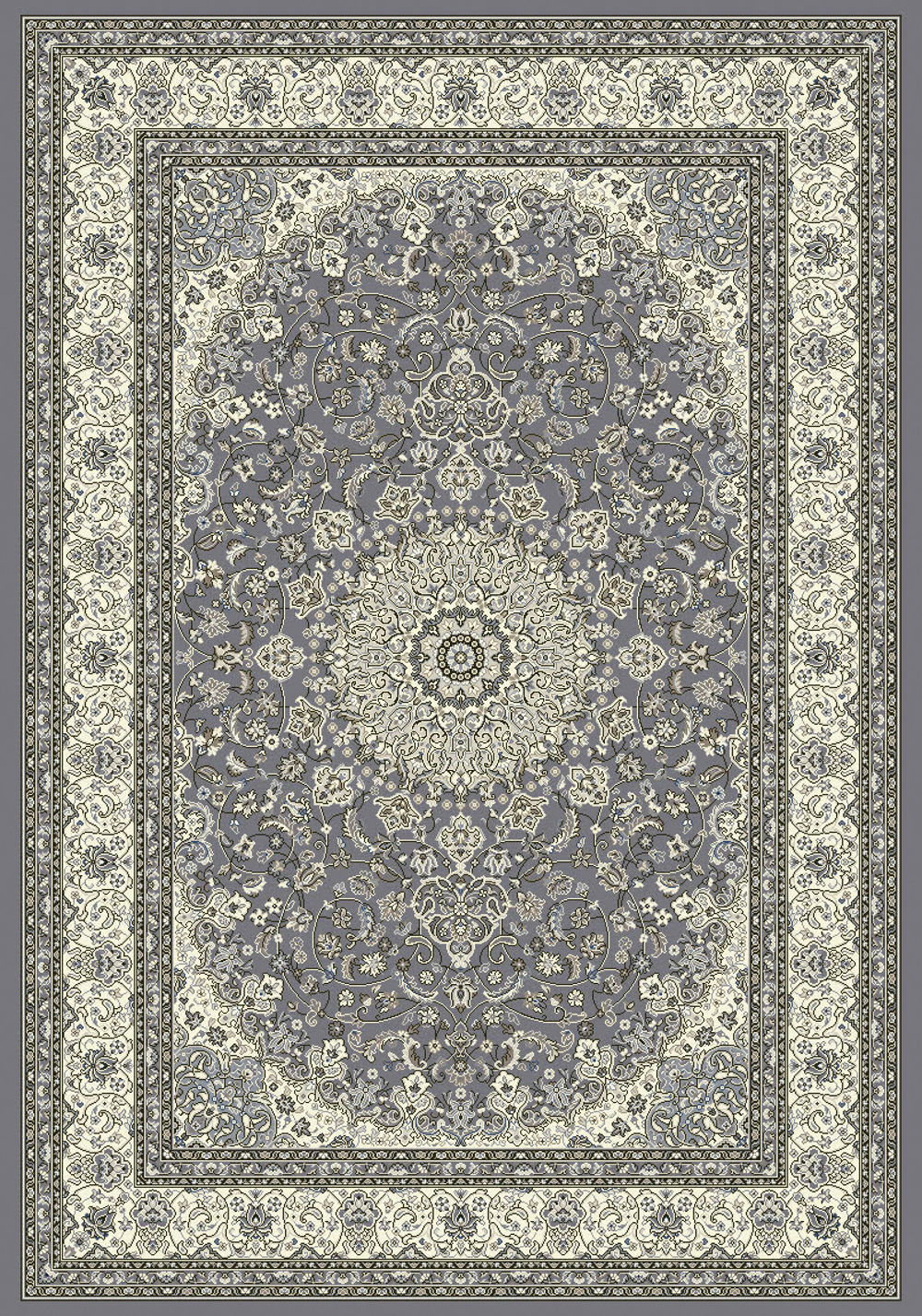 Dynamic ANCIENT GARDEN 57119 GREY/CREAM Rug